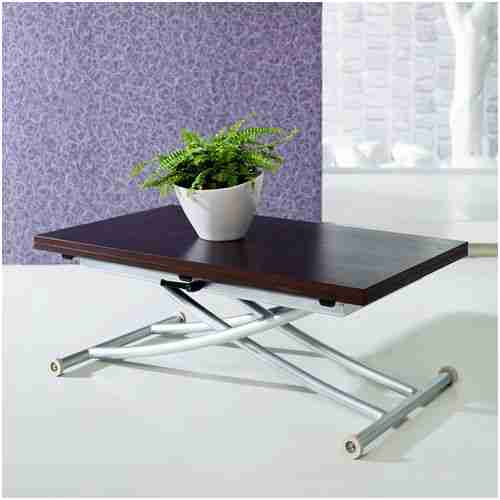 Table basse relevable carrera blanc