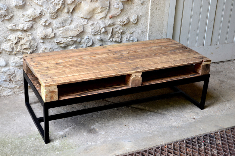Table basse bois mexicain