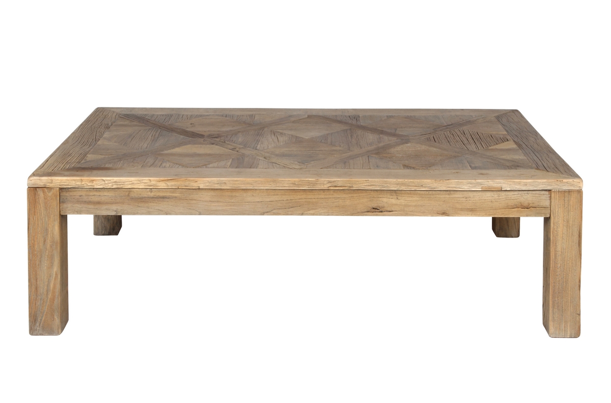 Table basse bois d'orme
