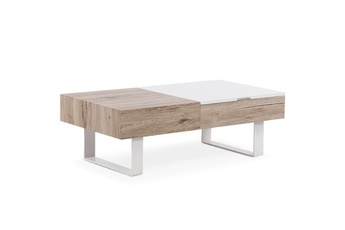 Table basse relevable duke chêne clair