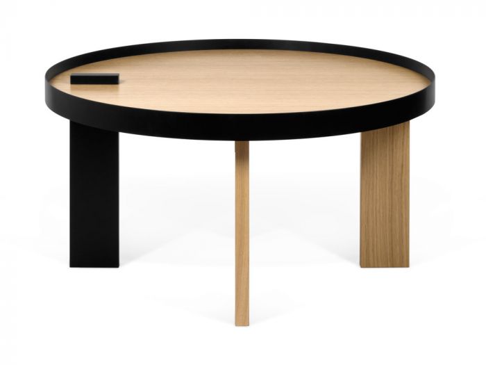 Table basse boule bois