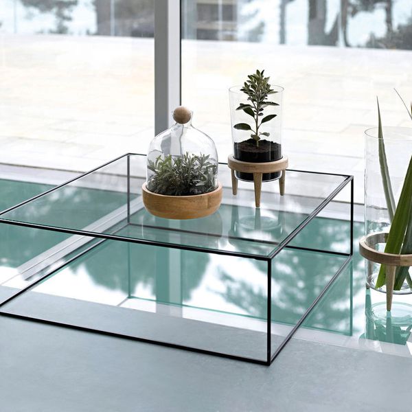 Table basse transparente la redoute