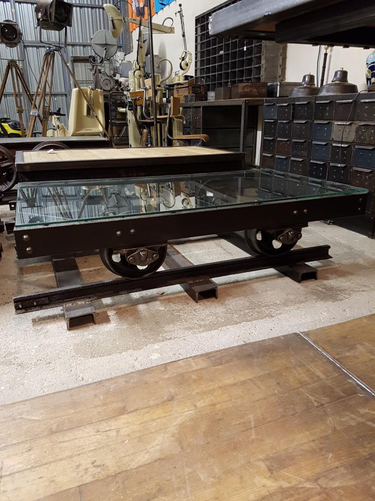 Table basse wagonnet