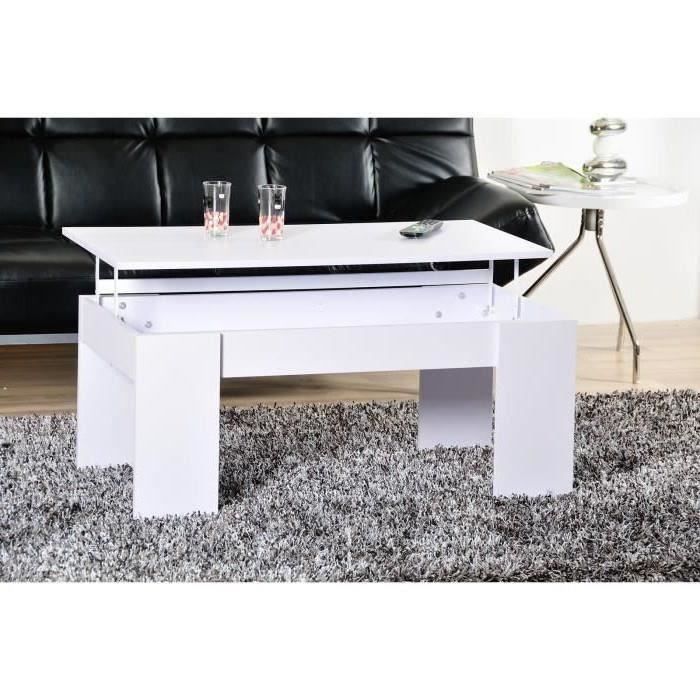 Magasin de table basse relevable