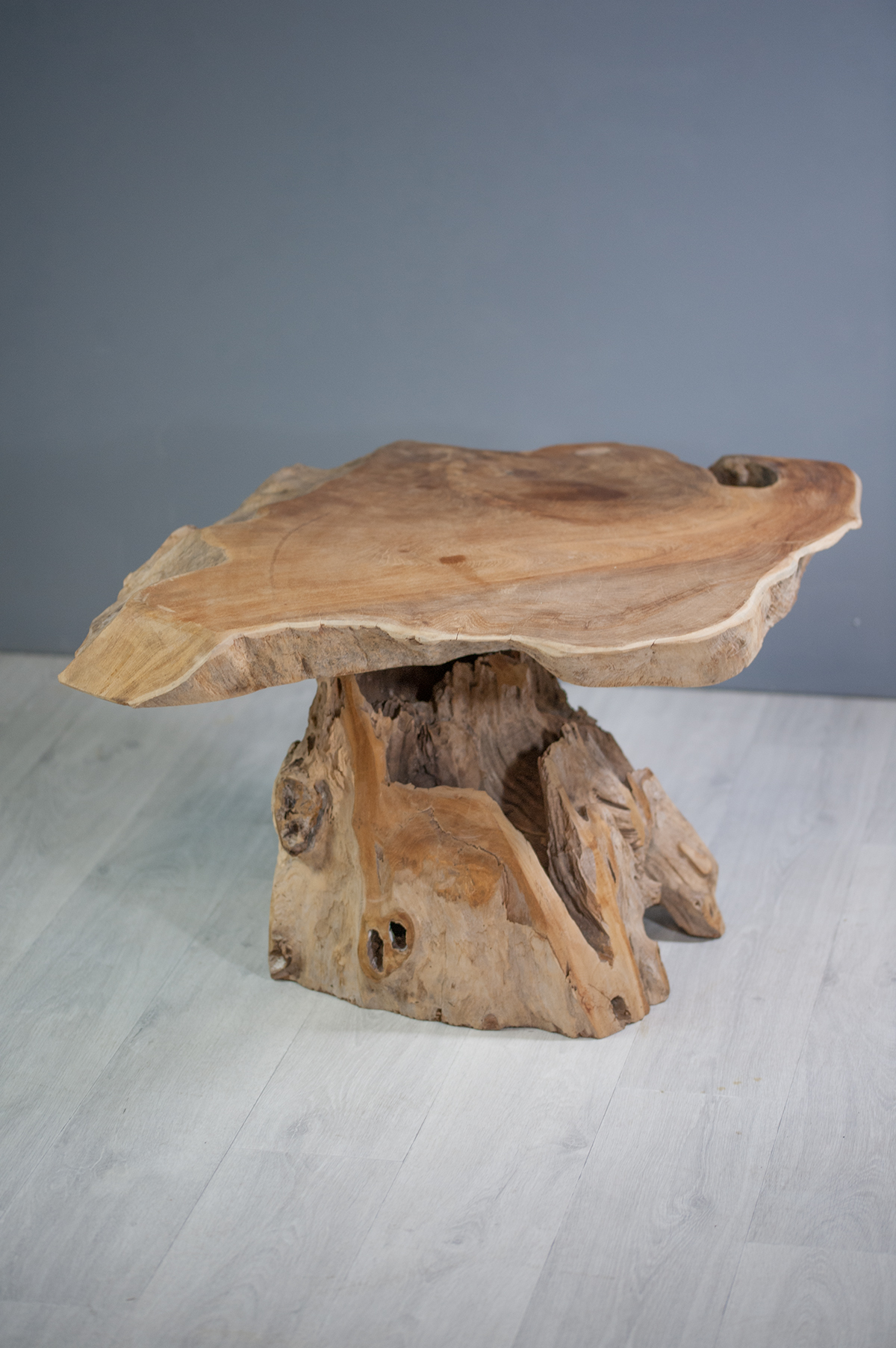 Table basse en bois teck