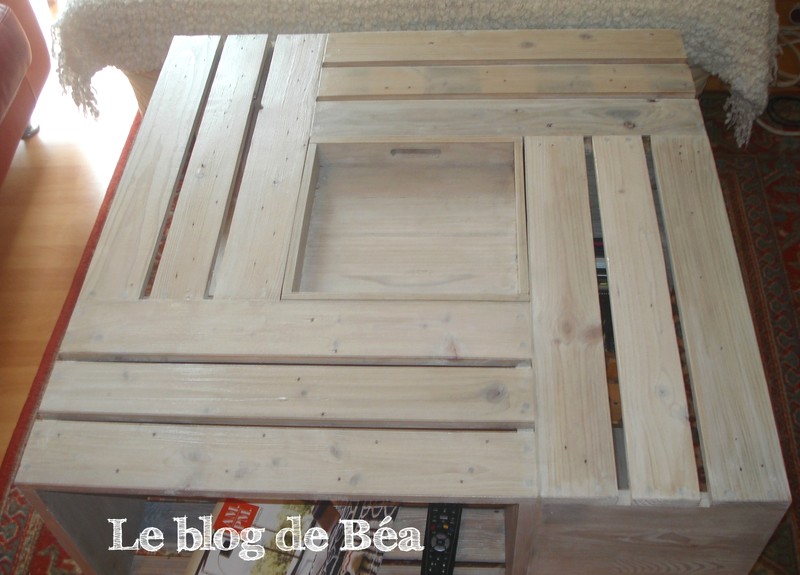 Table basse palette bar