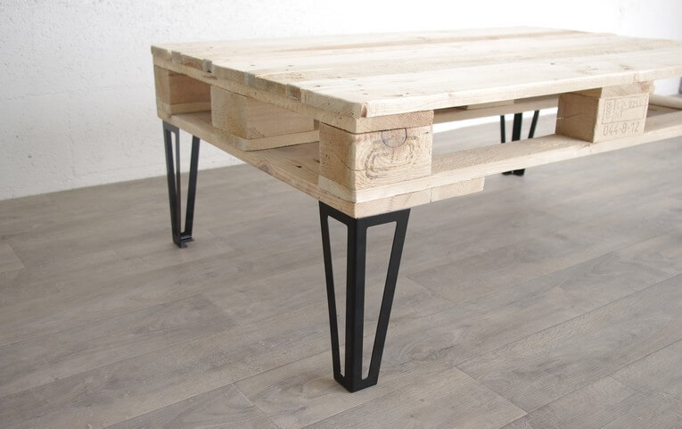 Pied table basse palette