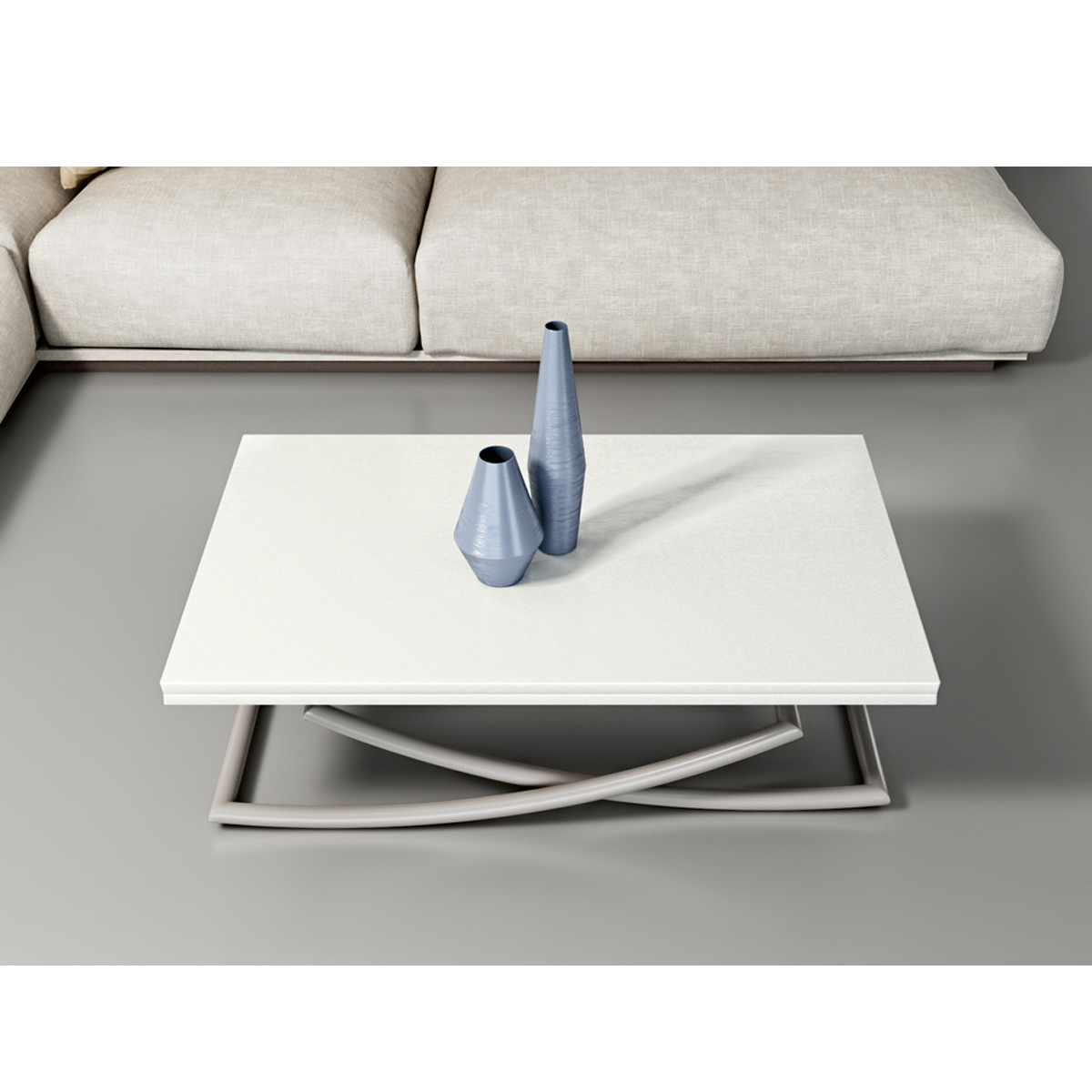 Table basse relevable extensible extérieur
