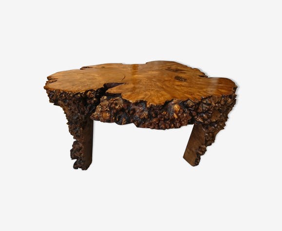 Table basse bois massif orme