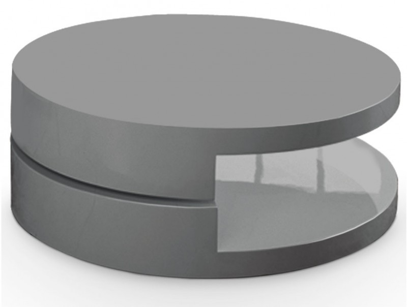 Table basse ronde laquée