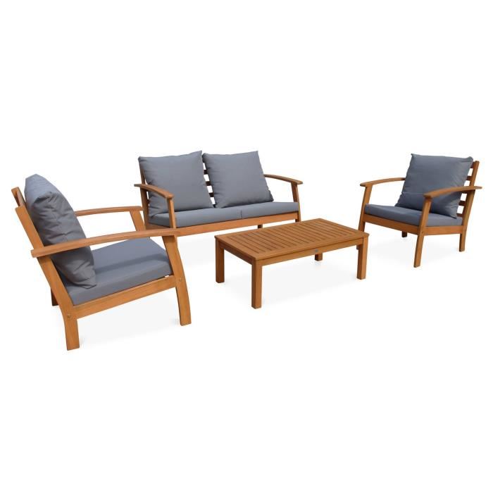 Table basse en bois salon de jardin