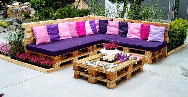 Table basse de jardin en palette facile