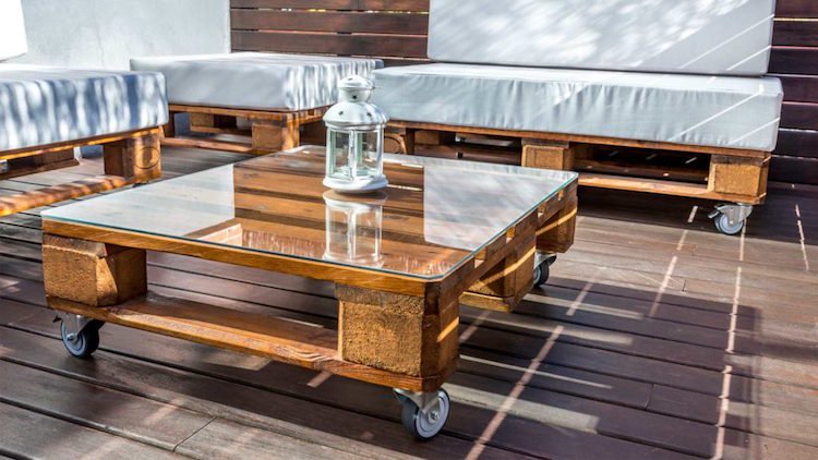 Fabriquer table basse exterieur bois