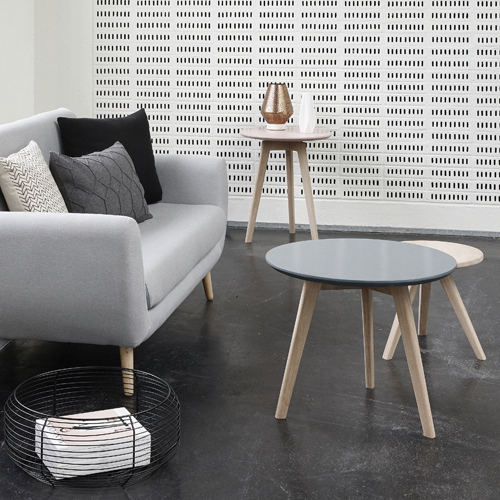Table basse marron scandinave
