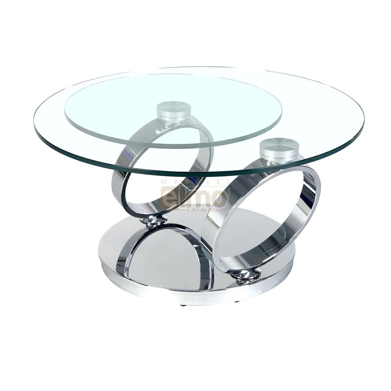 Table basse ronde lounge kompass