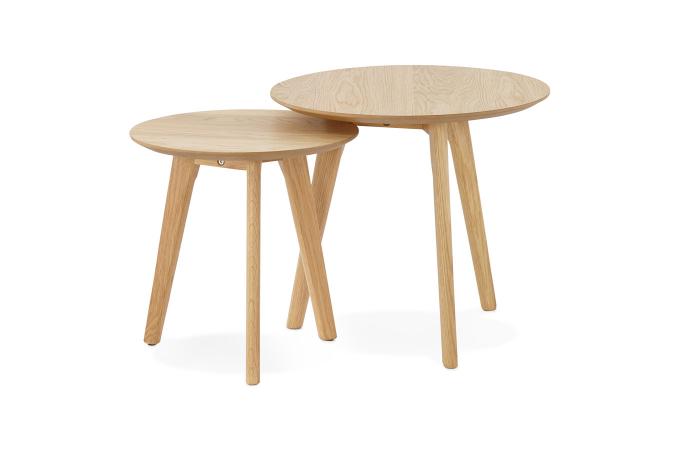 Table basse en bois gigogne pas cher