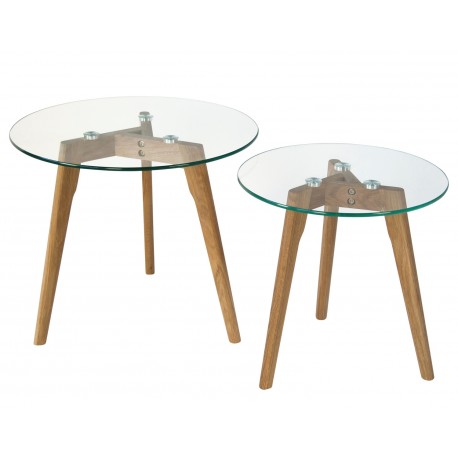 Pied en bois table basse