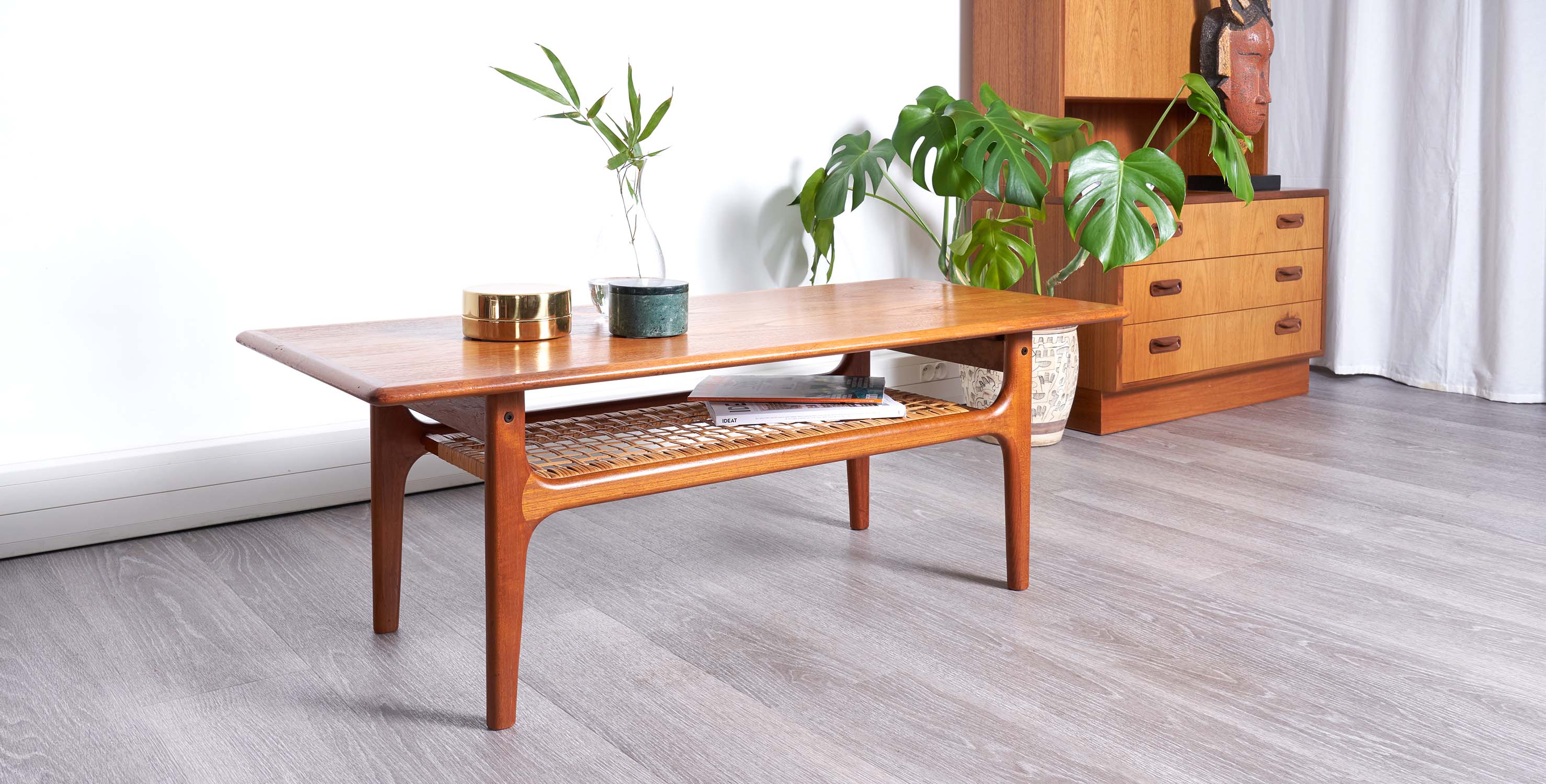 Table basse vintage rectangulaire