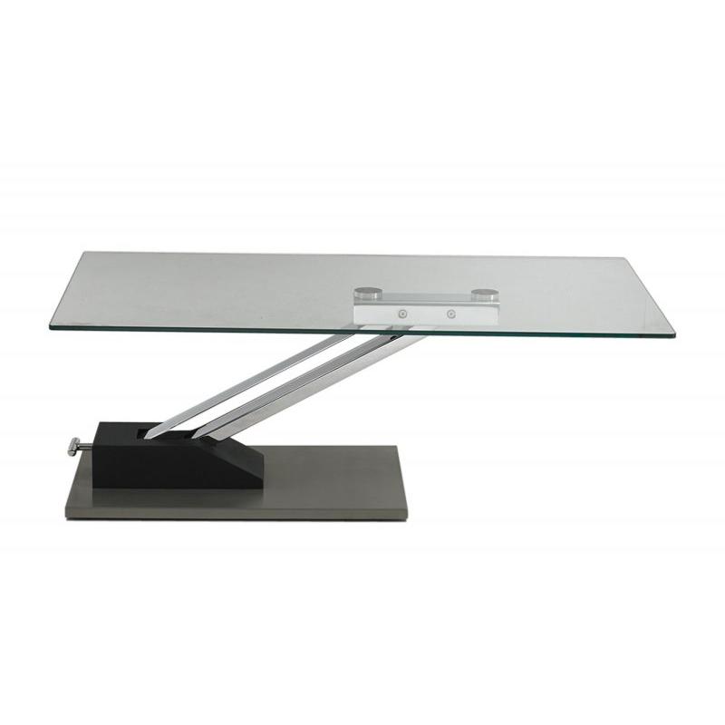 Pied relevable table basse