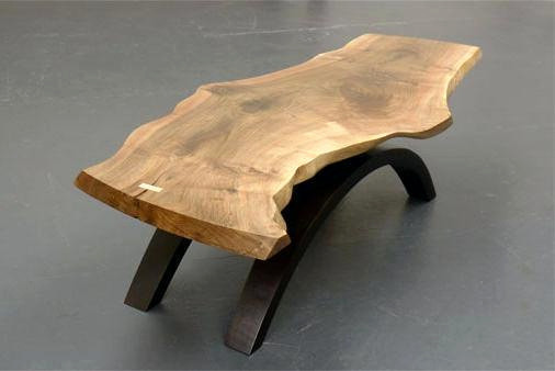 Table basse en planche de bois