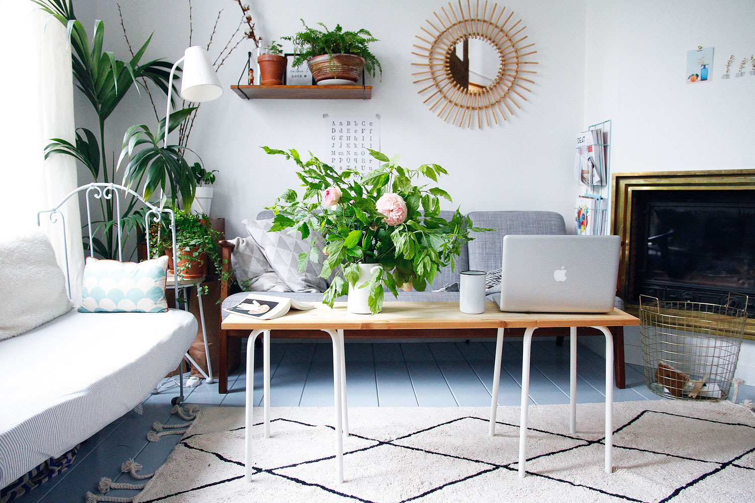 Plan table basse scandinave