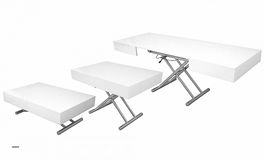 Table basse verre relevable extensible