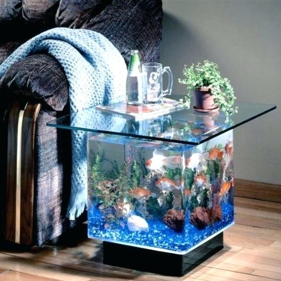 Aquarium table basse traviata