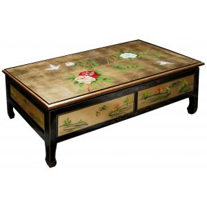 Table basse ronde chinoise