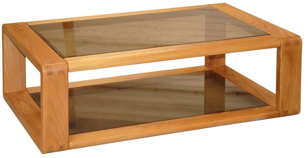 Chill table basse carrée plateaux en verre