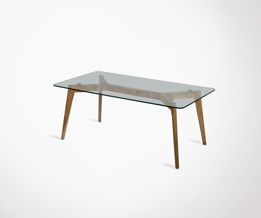 Table basse scandinave vert
