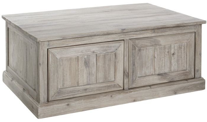 Table basse en bois ceruse