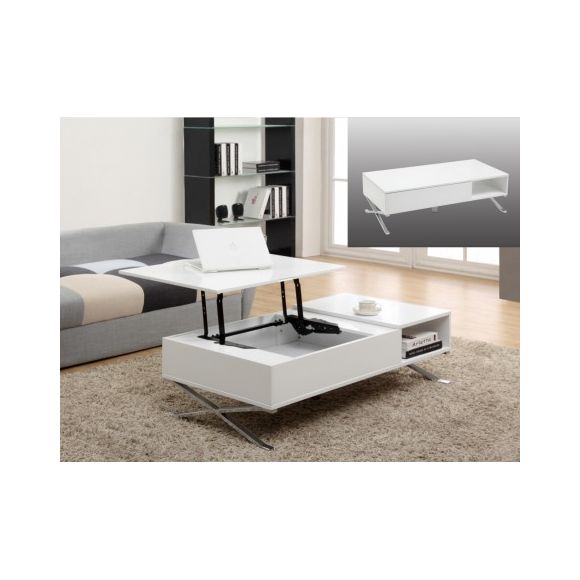 Vente unique table basse relevable