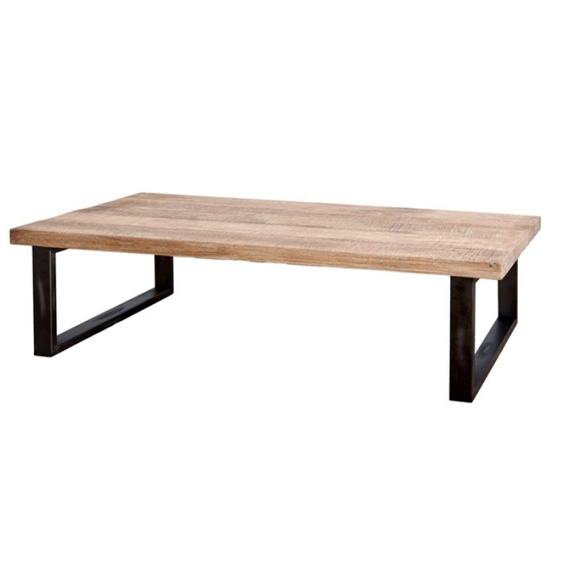 Table basse bois 80 cm