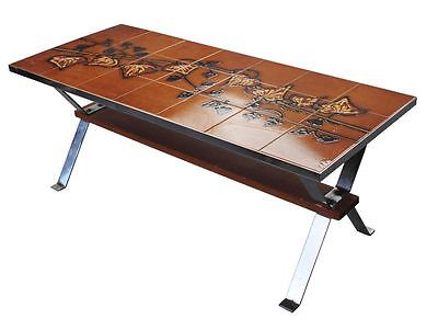 Table basse vintage ceramique