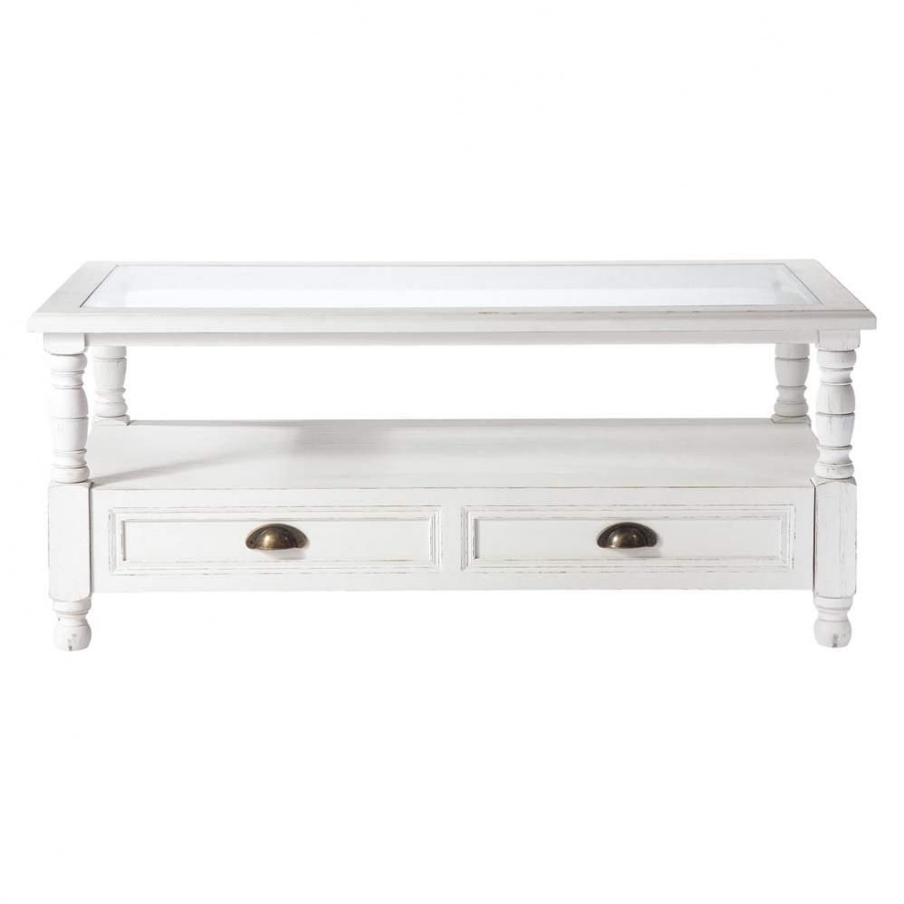 Table basse bois fer maison du monde