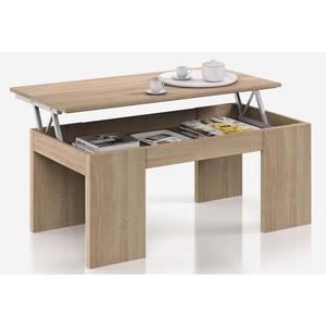 Table basse plateau relevable ronde