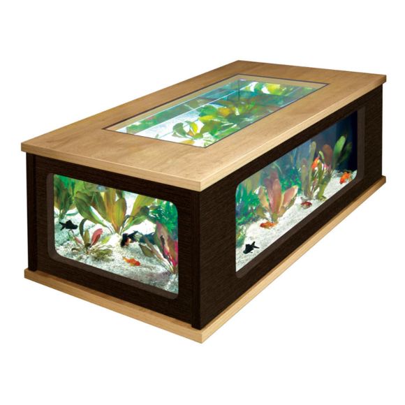 Acheter table basse aquarium pas cher