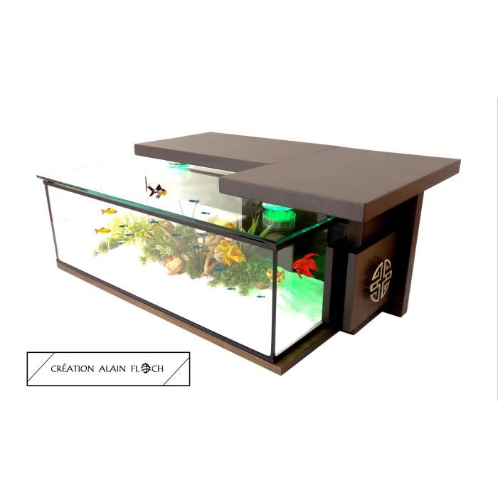 Table basse aquarium