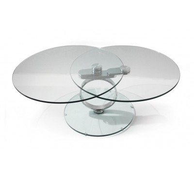 Table basse ovale design pas cher