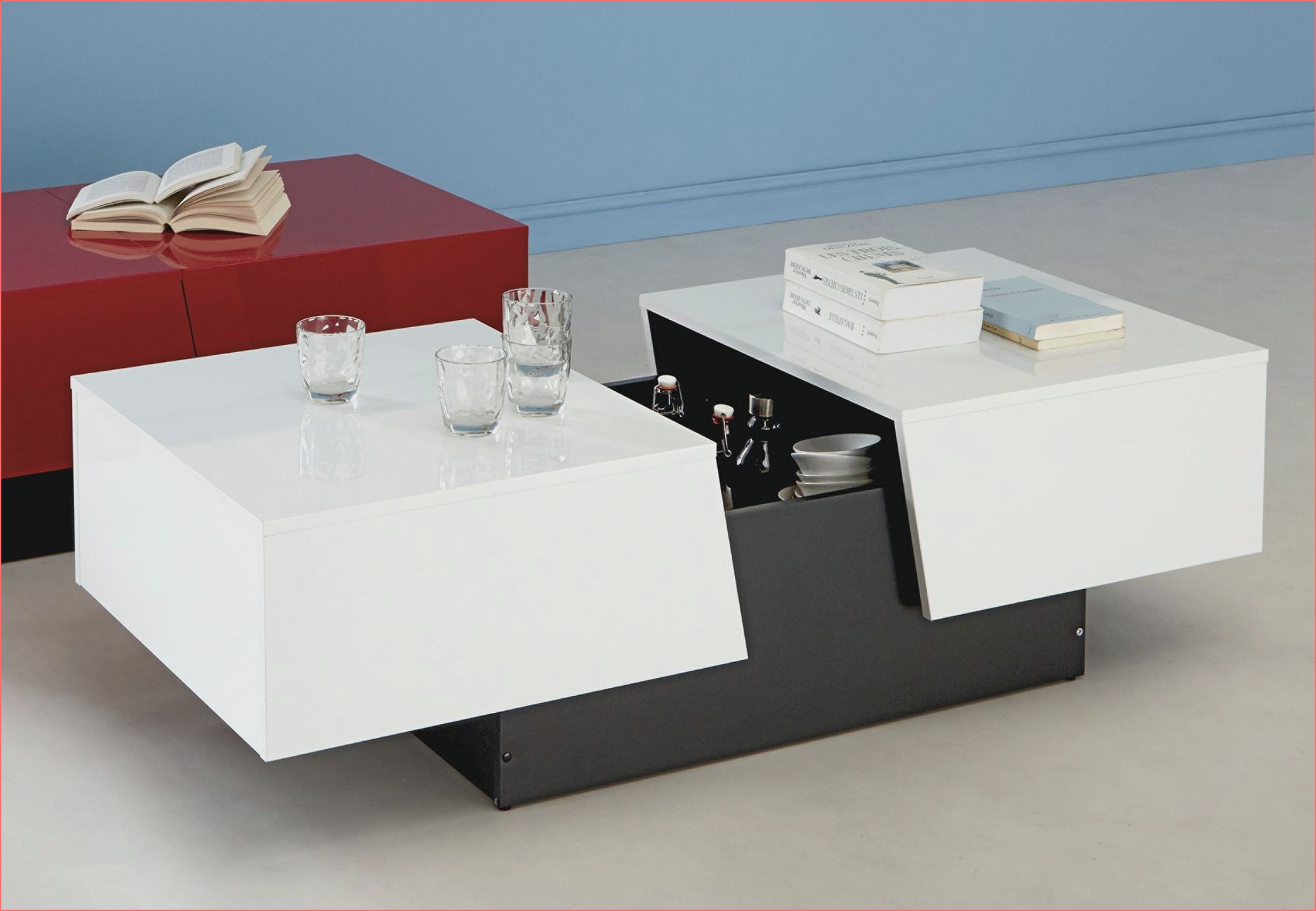 Table basse avec bar intégré conforama