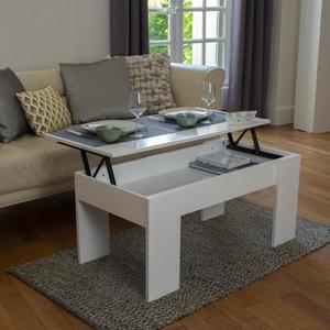 Open table basse plateau relevable