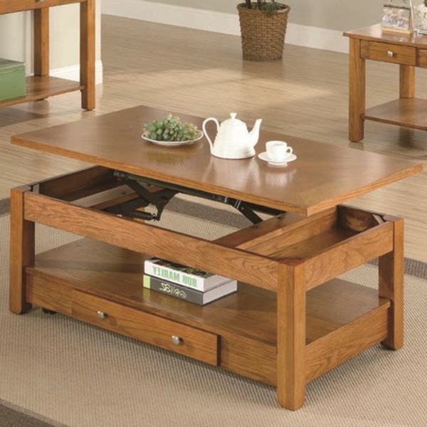 Table basse aldana - plateau relevable