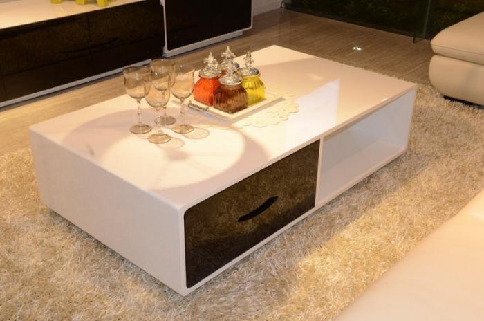 Table basse avec rangement tiroir