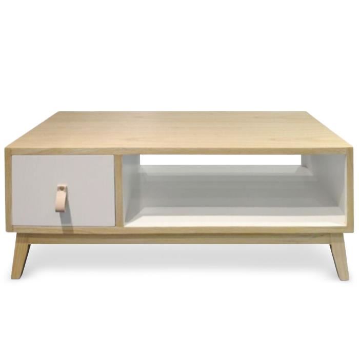 Table basse style scandinave cdiscount