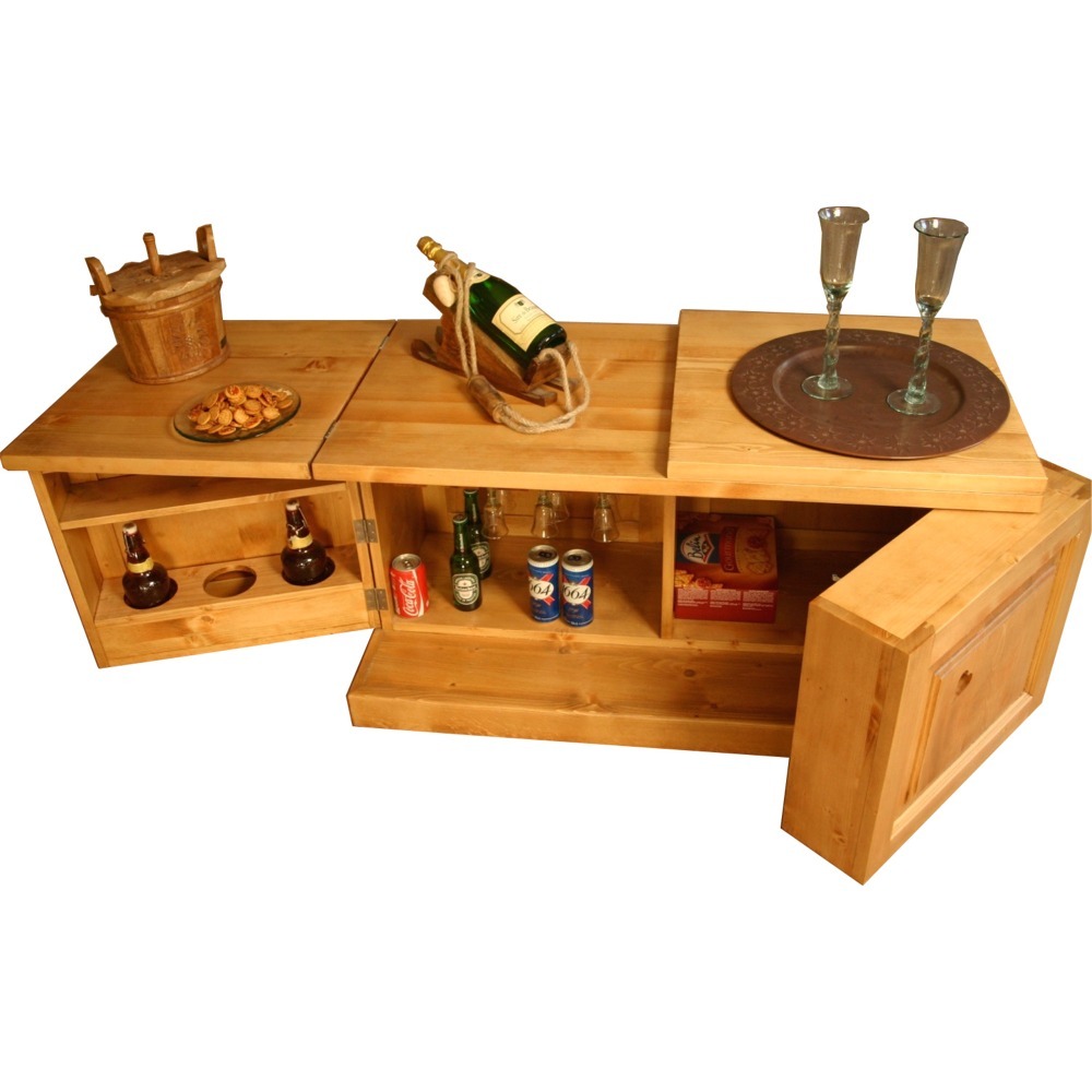 Table basse en bois bar