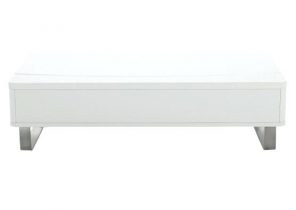 Table basse avec rangement holly noir et blanc