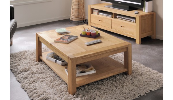 Table basse en bois de chene
