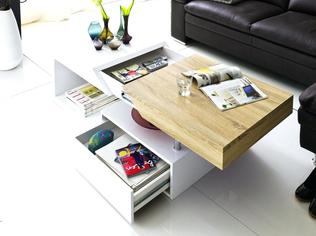 Table basse design dessus en bois laqué blanc martens
