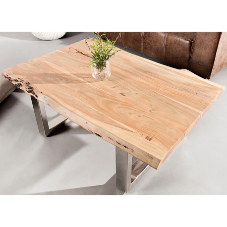 Table basse bois d'acacia