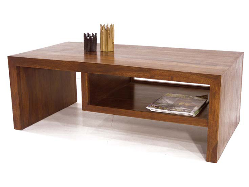 Table basse simple en bois